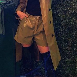 Pleather Shorts